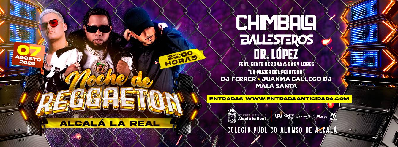 Noche de Reggaeton - Alcalá La Real - Banner